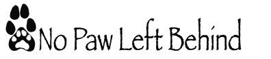 No paw left behind logo