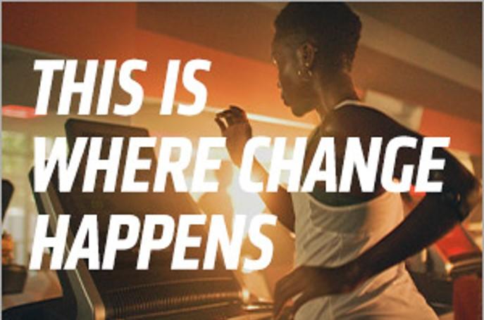 orange theory logo - first class free