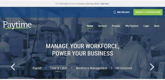 Paytime Inc site homepage Logo