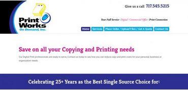 Print Works site homepage Logo