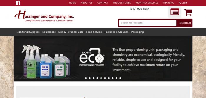Hassinger and Company website homepage Logo